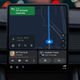 A photo of the new Android Auto on portrait mode